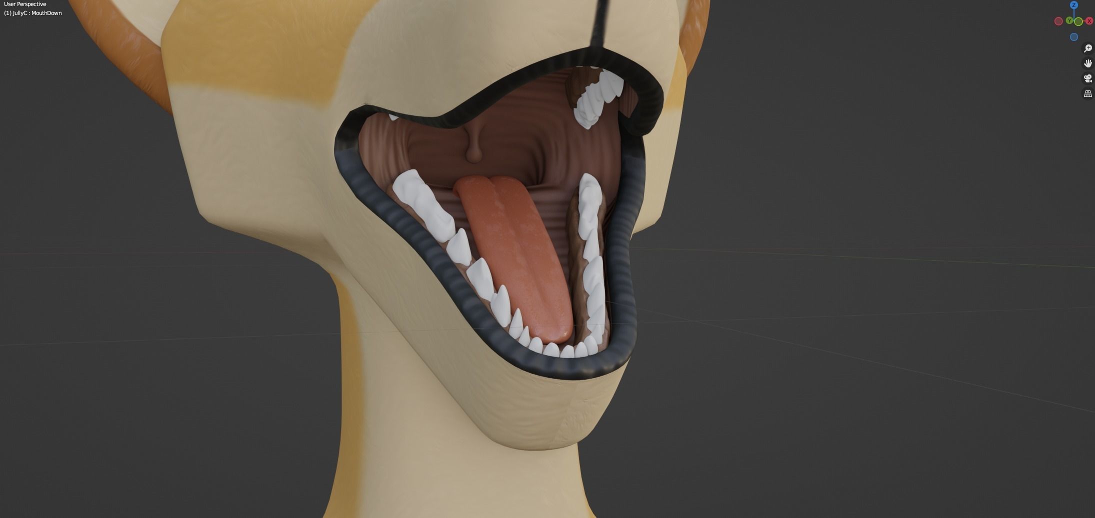 Jully Anthro Fox 3D model_83