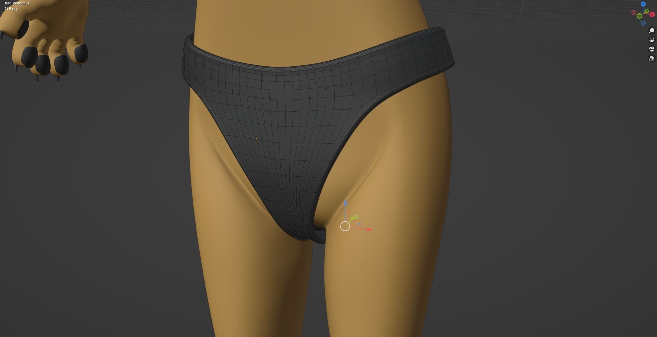 Jully Anthro Fox 3D model_64