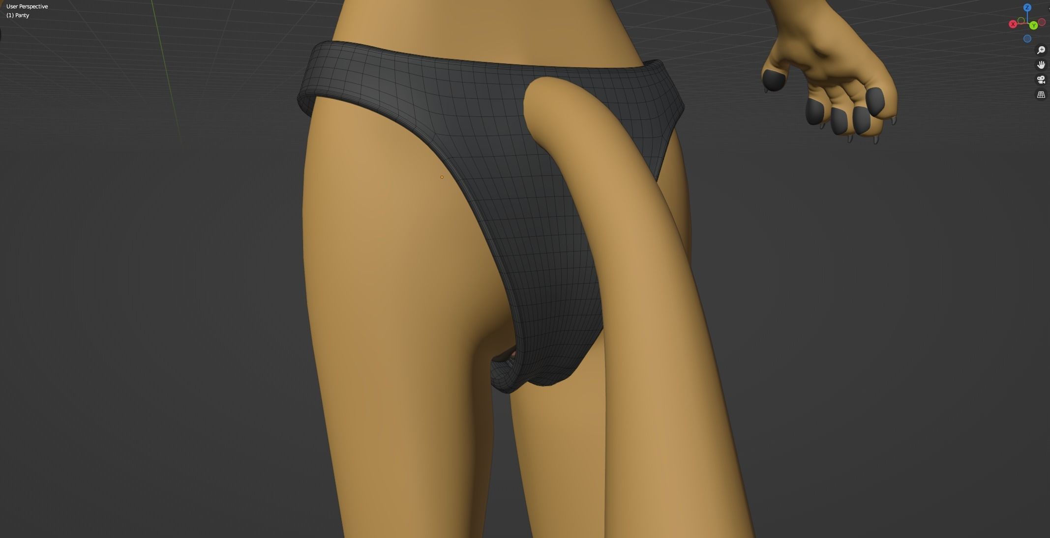 Jully Anthro Fox 3D model_65