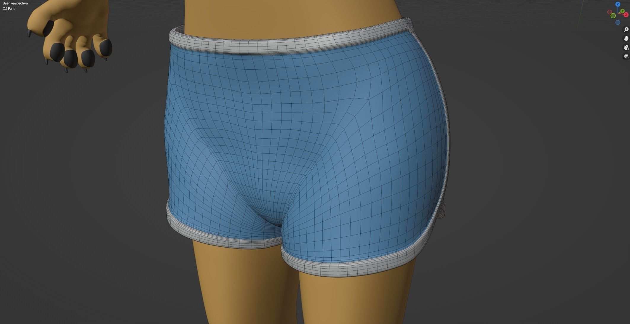 Jully Anthro Fox 3D model_66