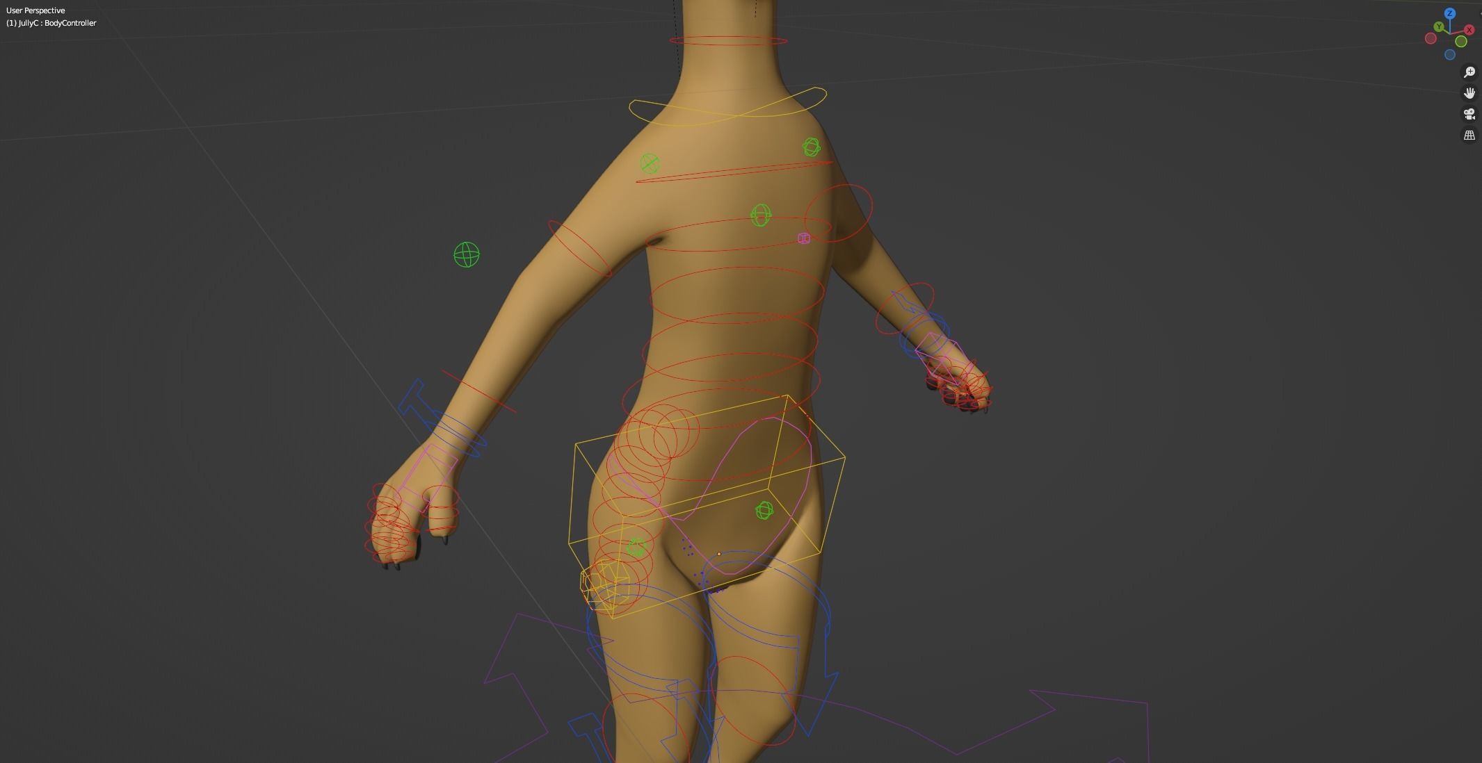 Jully Anthro Fox 3D model_38