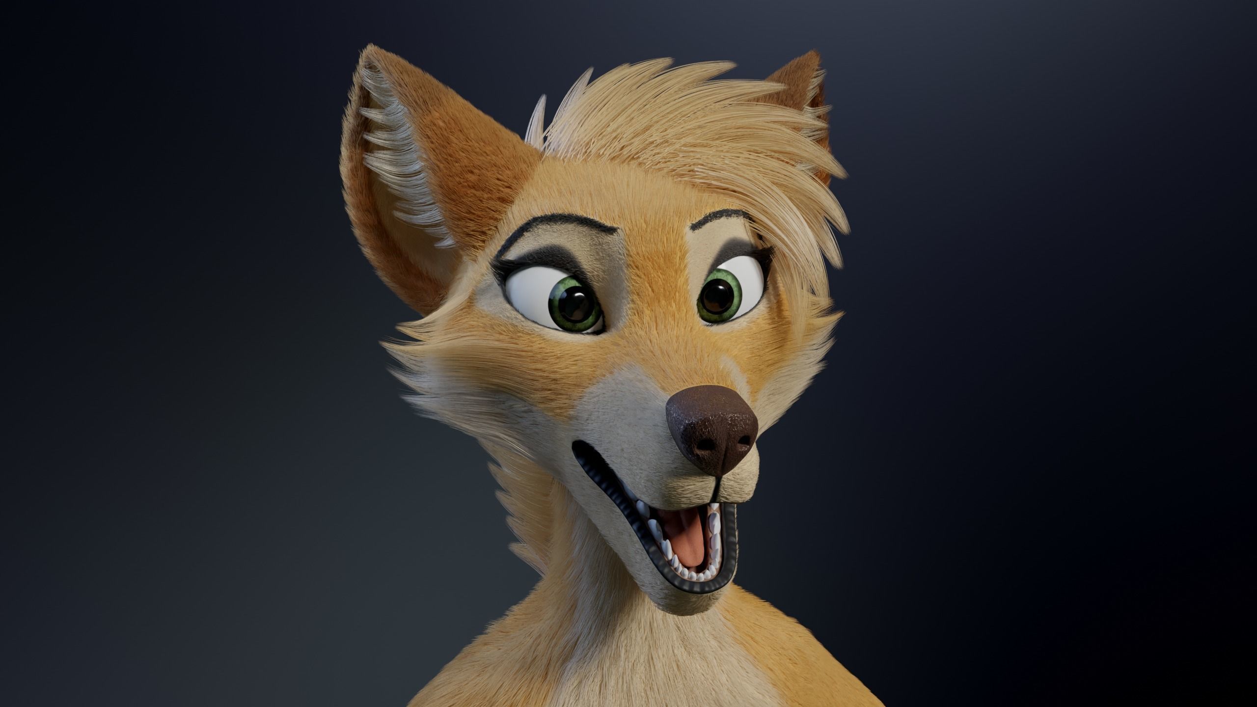 Jully Anthro Fox 3D model_31