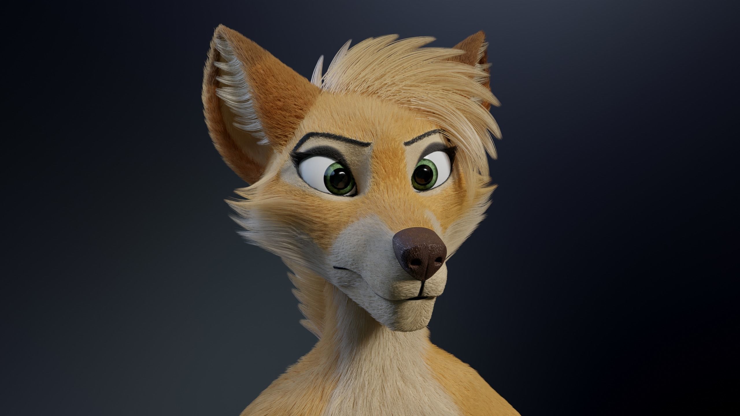 Jully Anthro Fox 3D model_30