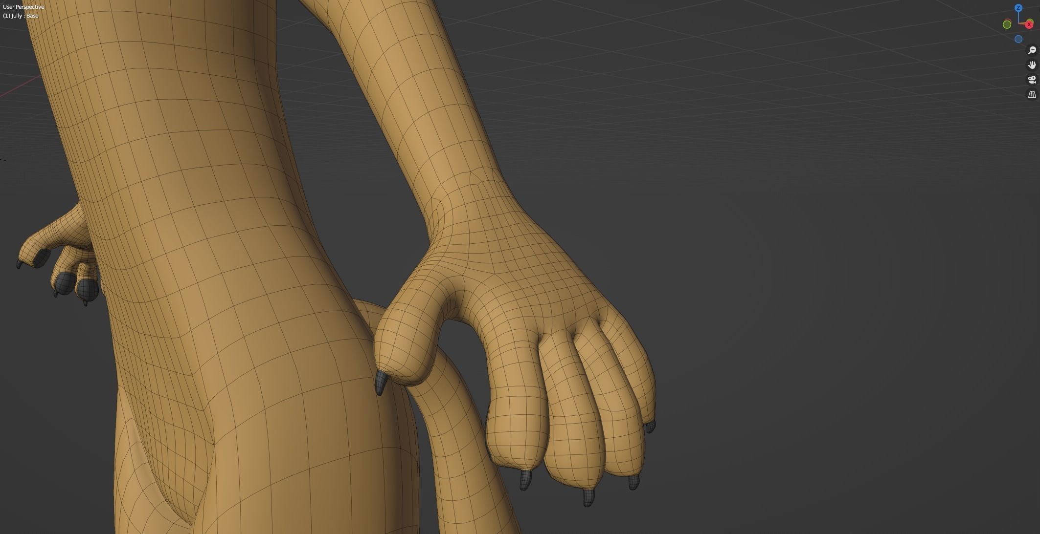 Jully Anthro Fox 3D model_58