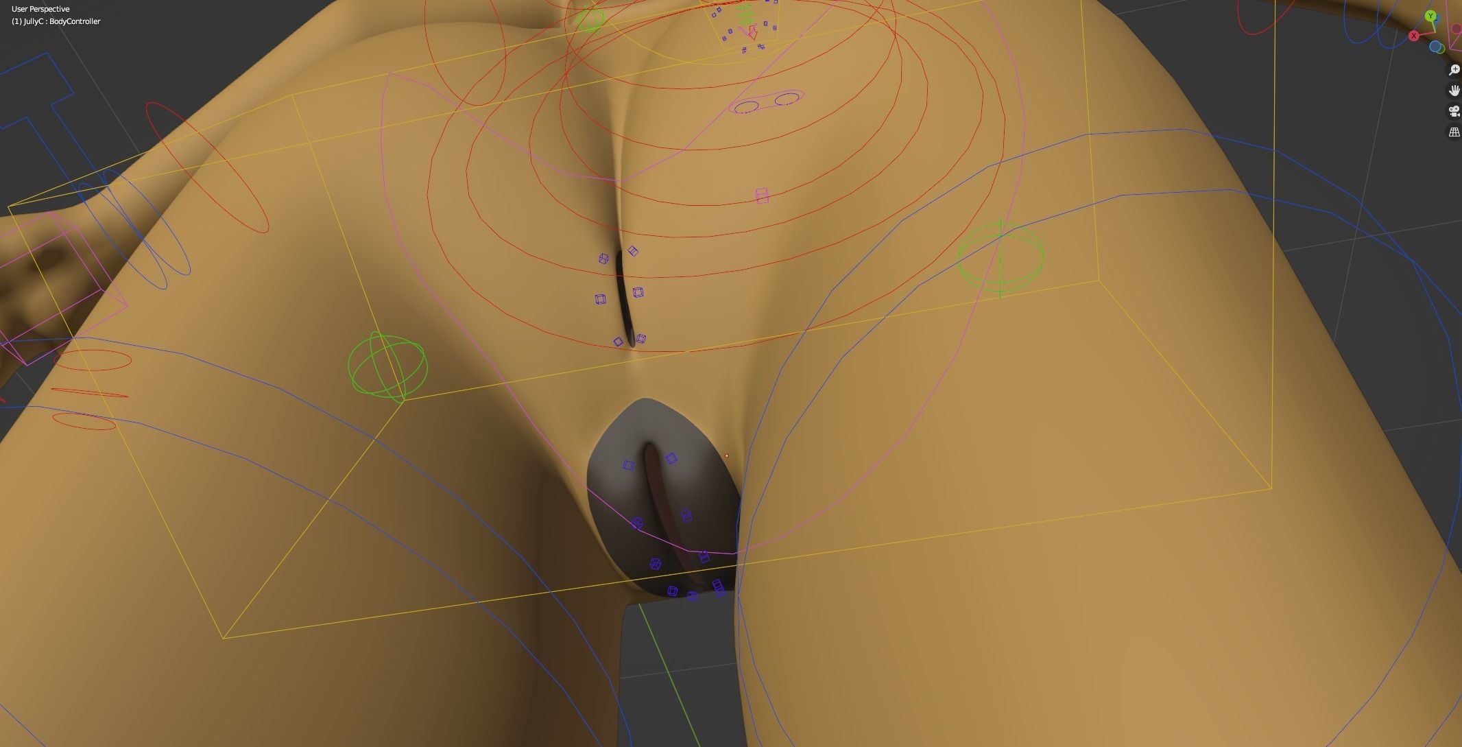 Jully Anthro Fox 3D model_40