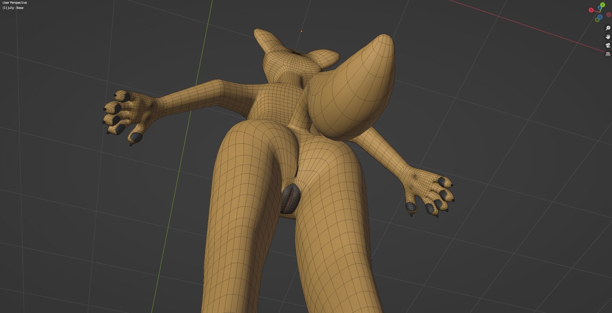 Jully Anthro Fox 3D model_57