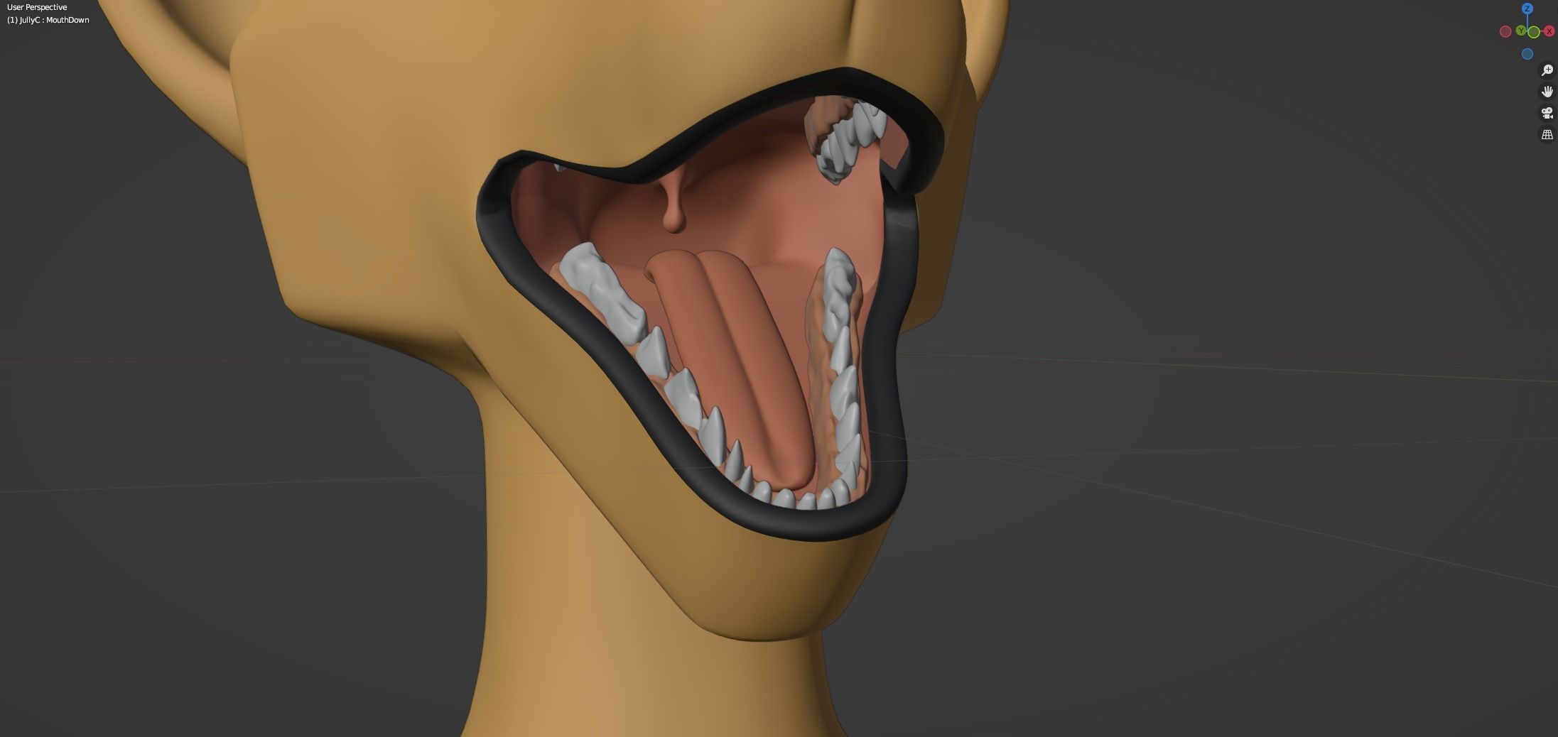 Jully Anthro Fox 3D model_82