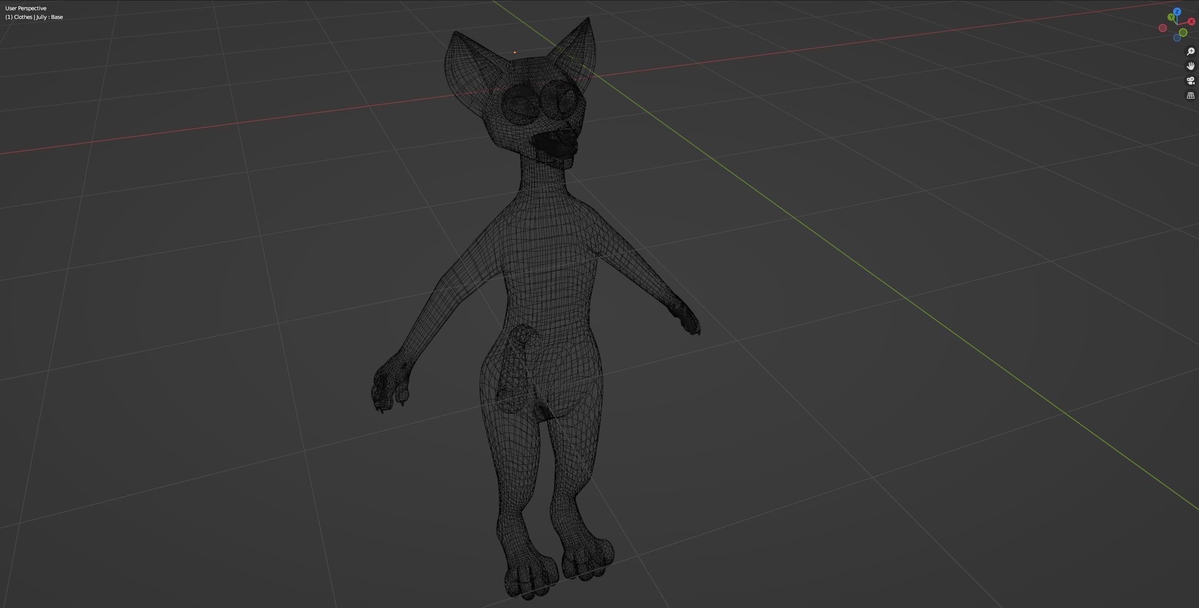 Jully Anthro Fox 3D model_36
