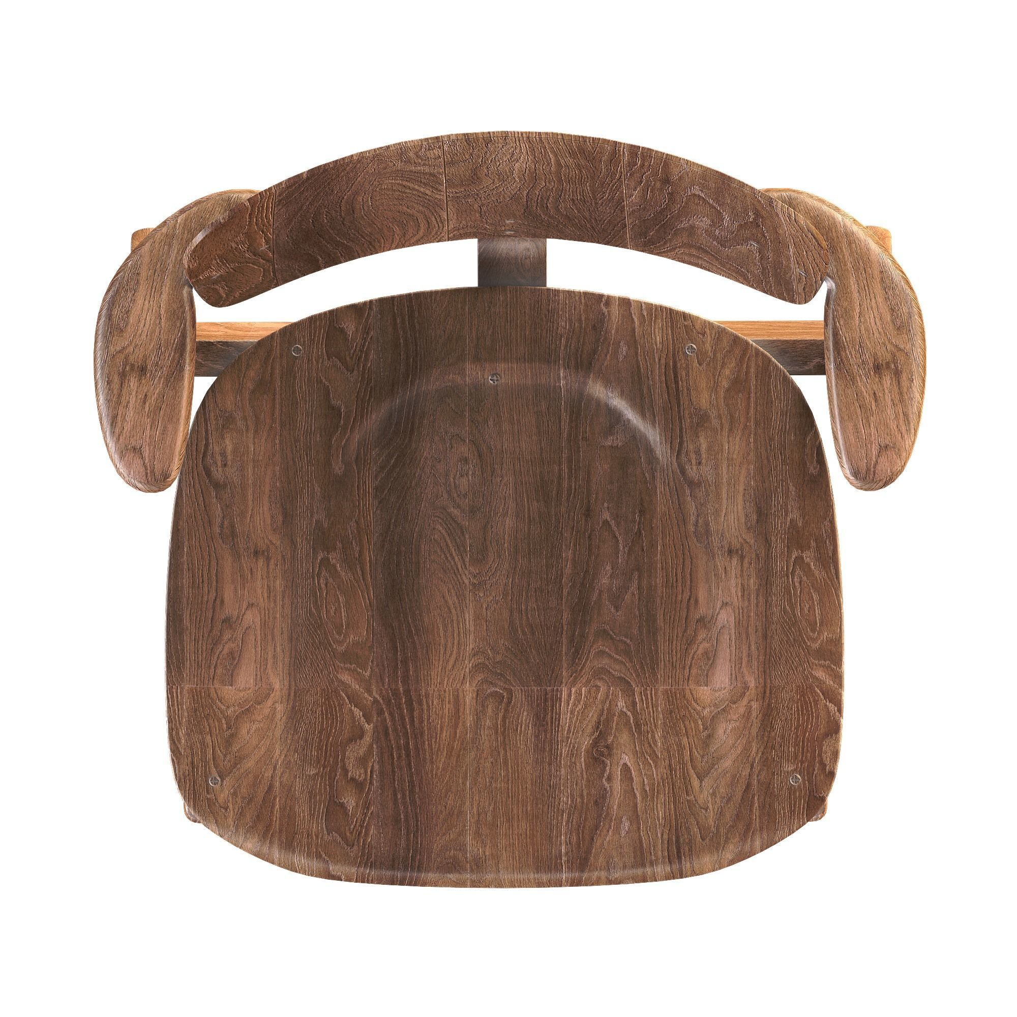 Chair danish dining Low-poly 3D model_4