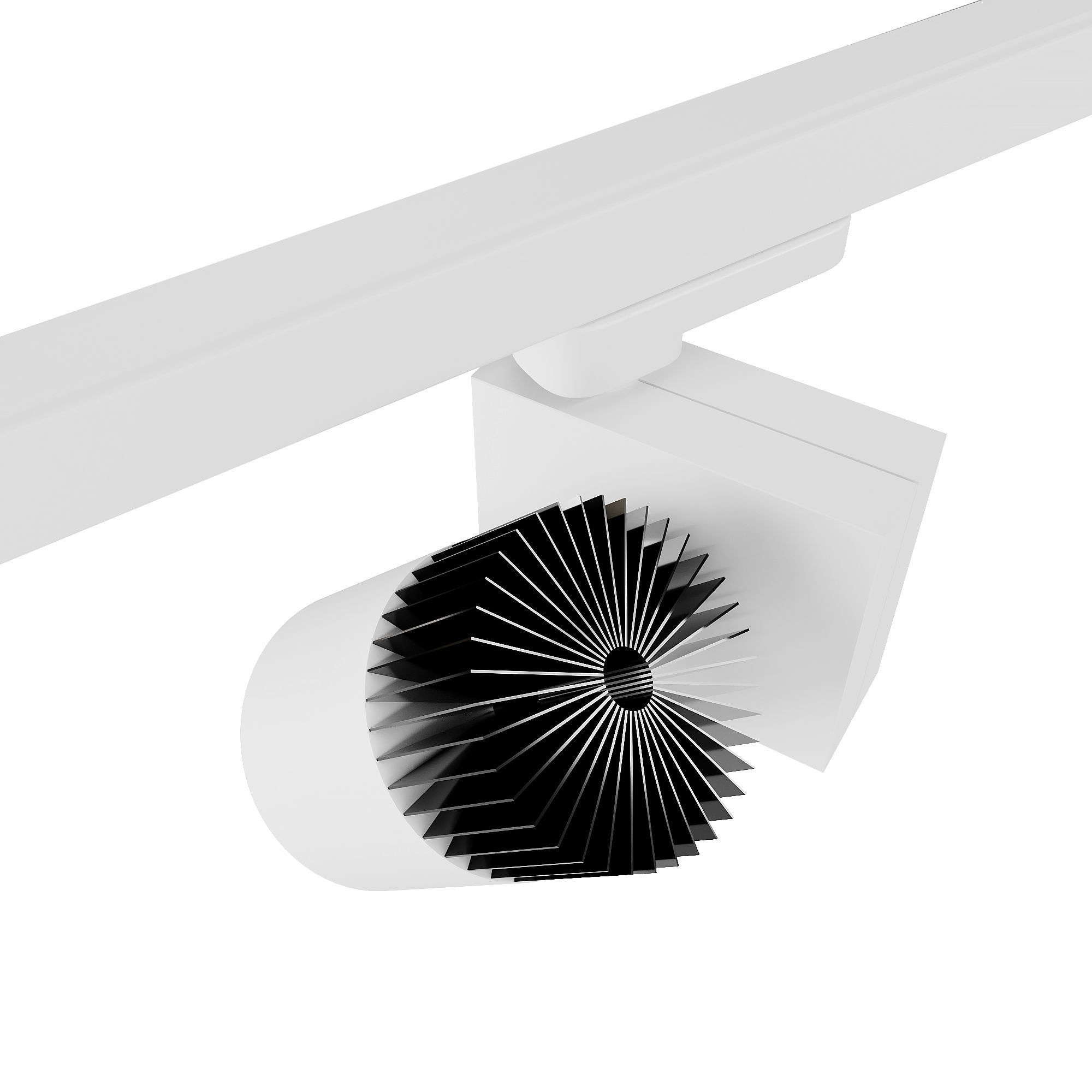 Spot Lamp Low-poly 3D model_4