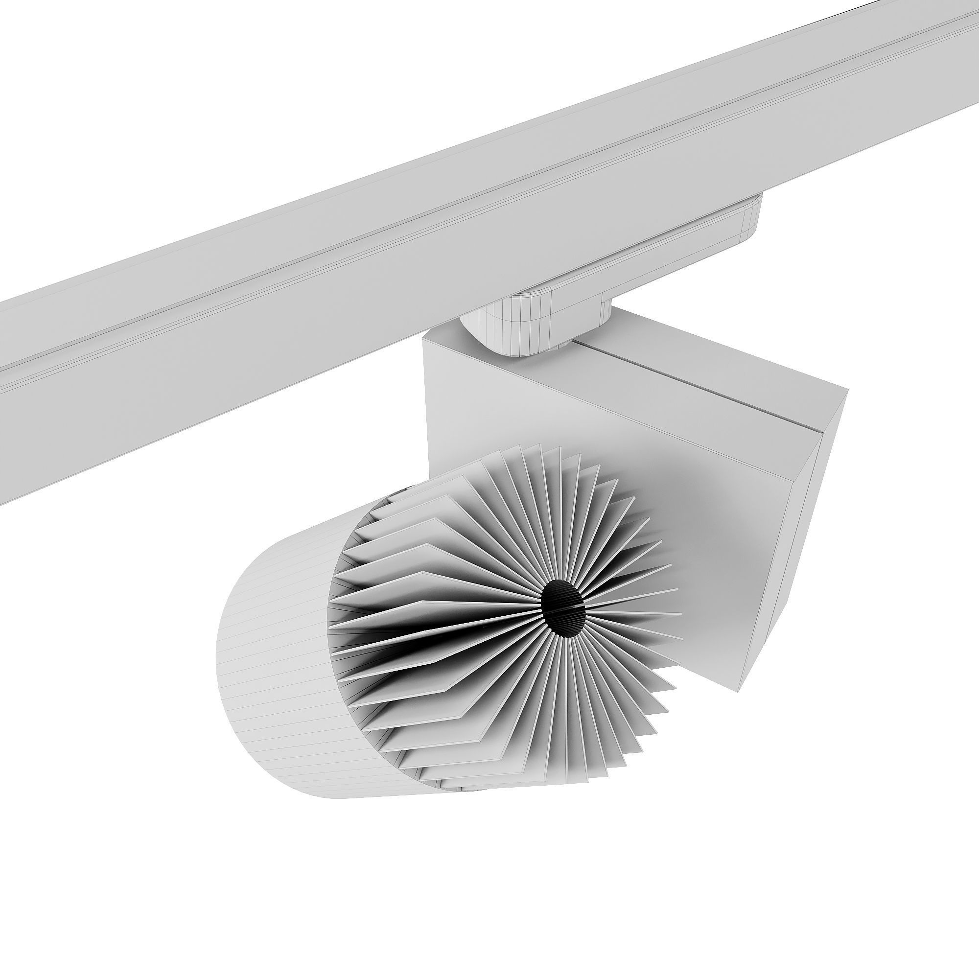 Spot Lamp Low-poly 3D model_7