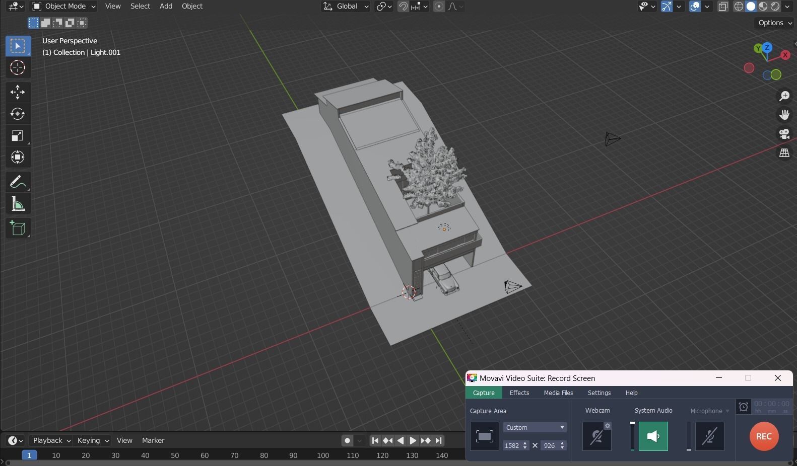 MIRAI home in anime japan 3D model_9