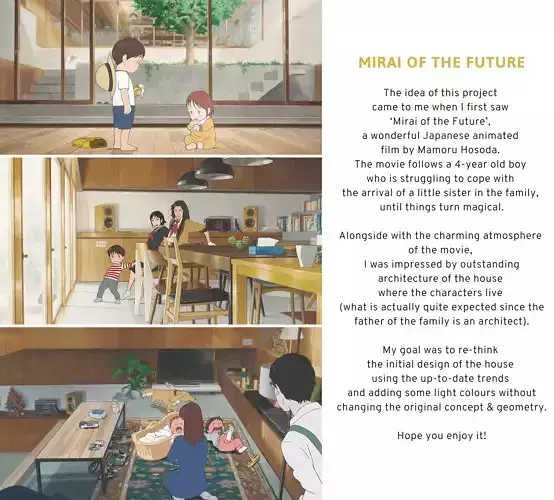 MIRAI home in anime japan
