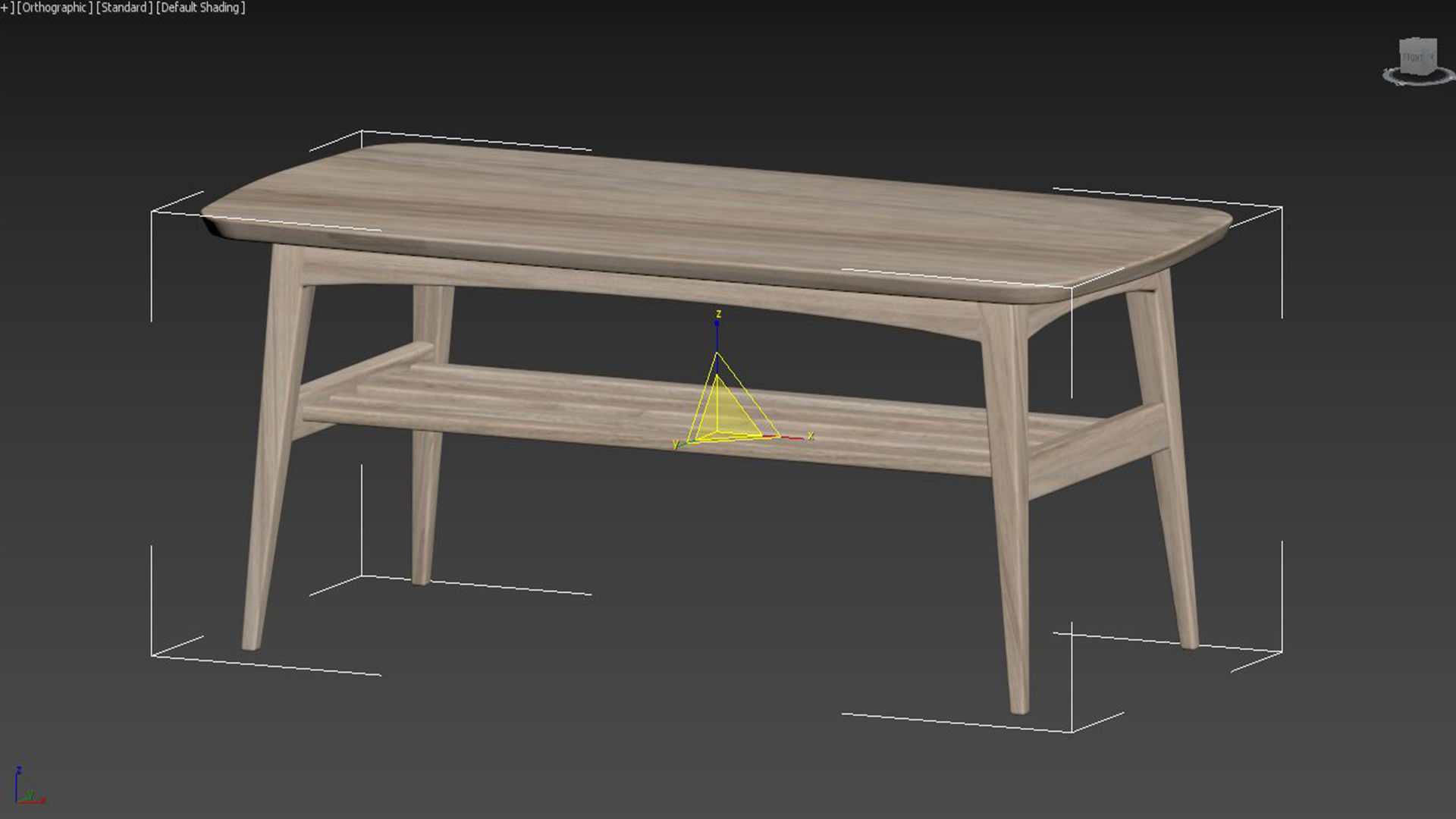 table Woodstock 3D model_3