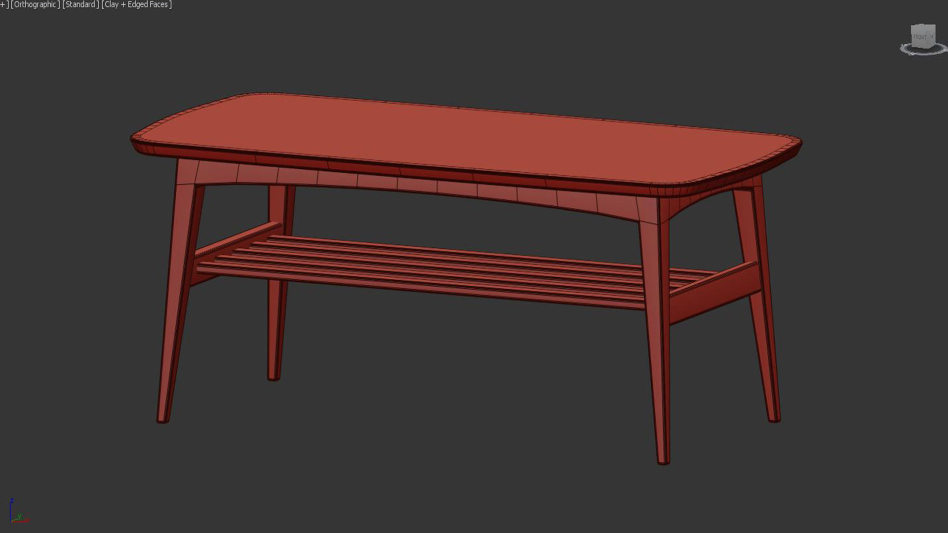 table Woodstock 3D model_2