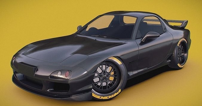 Mazda RX-7 3D print model