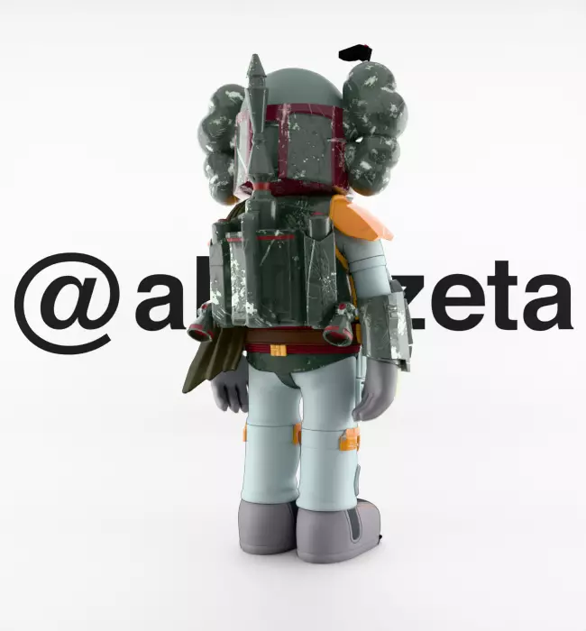 Kaws Mandalorian x Stormtrooper x Darth Vader for Print 3D print model_33