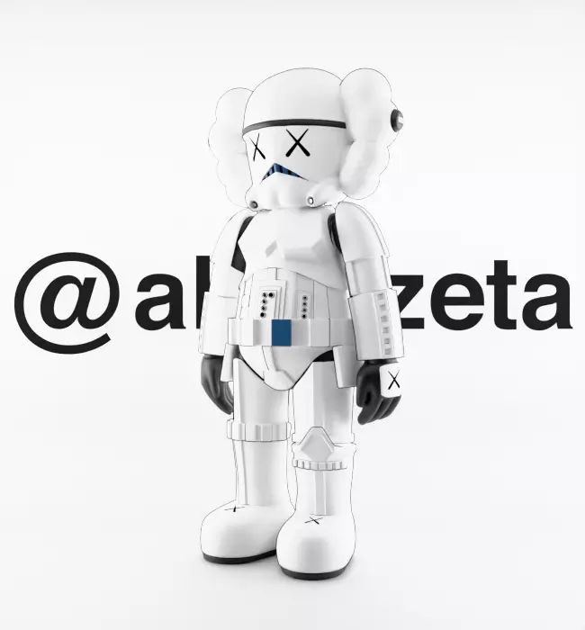 Kaws Mandalorian x Stormtrooper x Darth Vader for Print 3D print model_3
