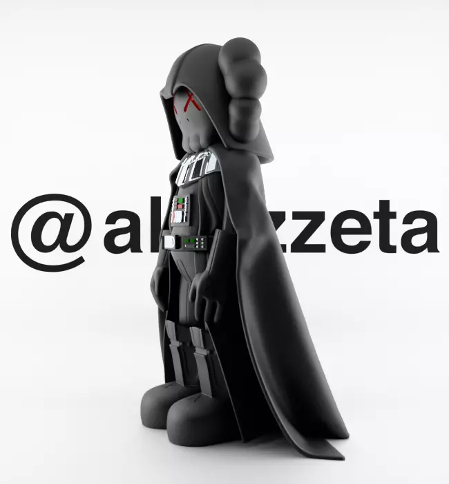 Kaws Mandalorian x Stormtrooper x Darth Vader for Print 3D print model_16