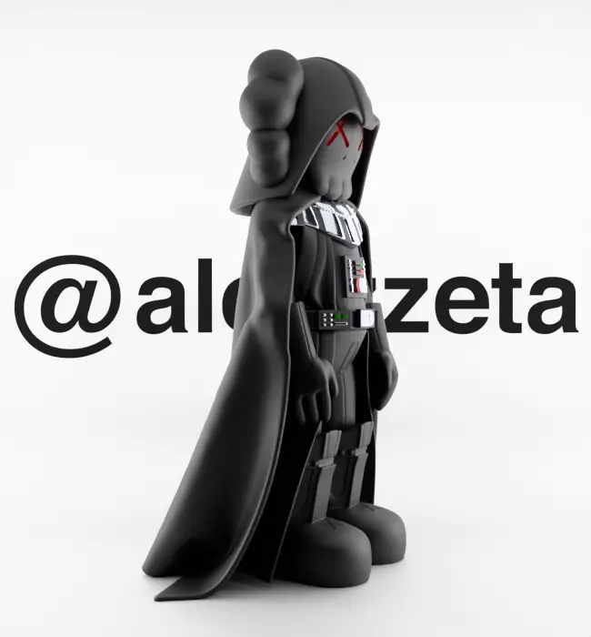 Kaws Mandalorian x Stormtrooper x Darth Vader for Print 3D print model_24