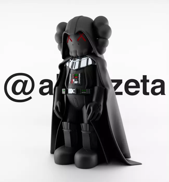Kaws Mandalorian x Stormtrooper x Darth Vader for Print 3D print model_14