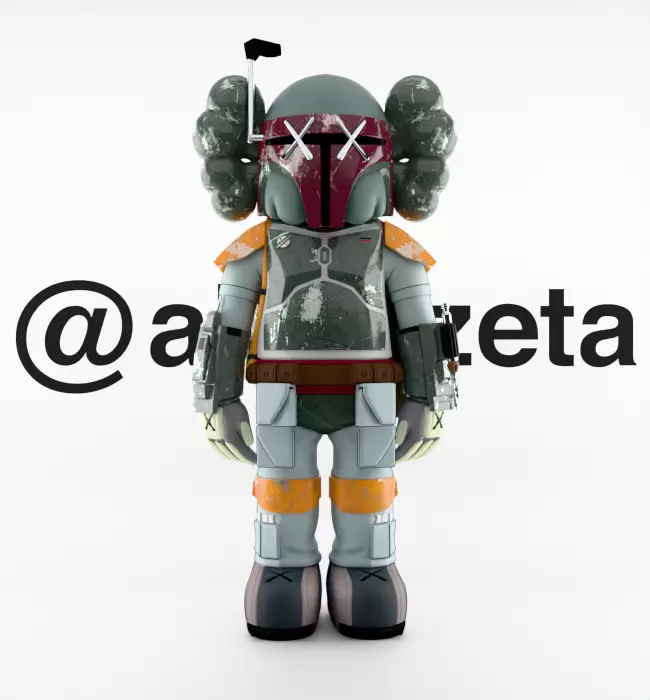 Kaws Mandalorian x Stormtrooper x Darth Vader for Print 3D print model_26