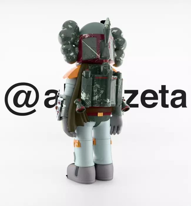 Kaws Mandalorian x Stormtrooper x Darth Vader for Print 3D print model_31
