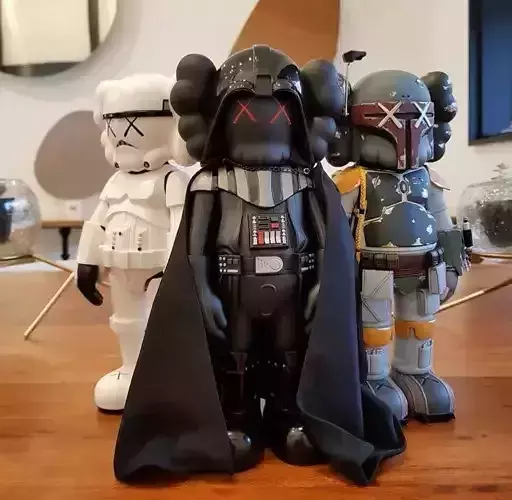Kaws Mandalorian x Stormtrooper x Darth Vader for Print 3D print model