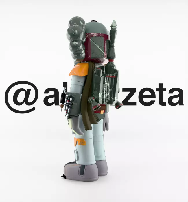 Kaws Mandalorian x Stormtrooper x Darth Vader for Print 3D print model_30