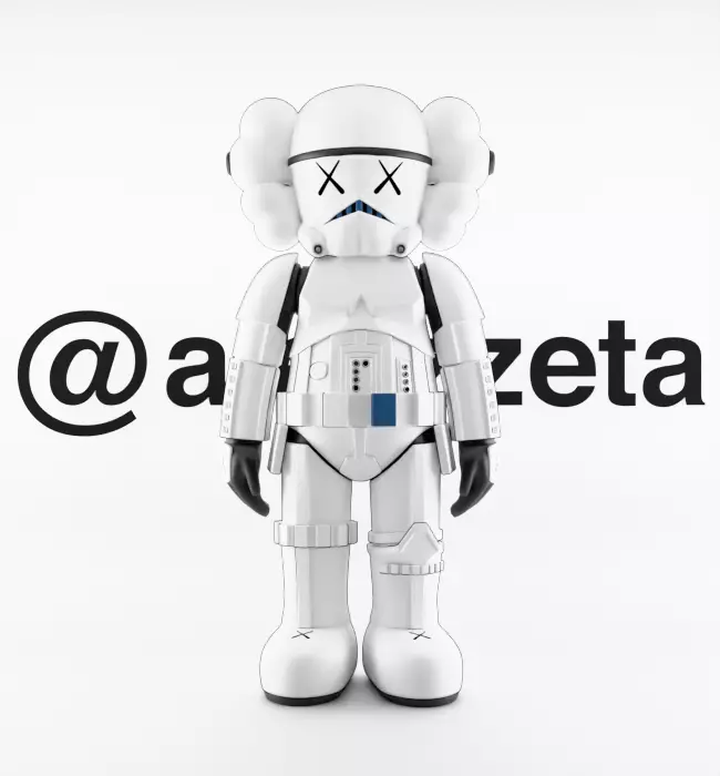 Kaws Mandalorian x Stormtrooper x Darth Vader for Print 3D print model_2
