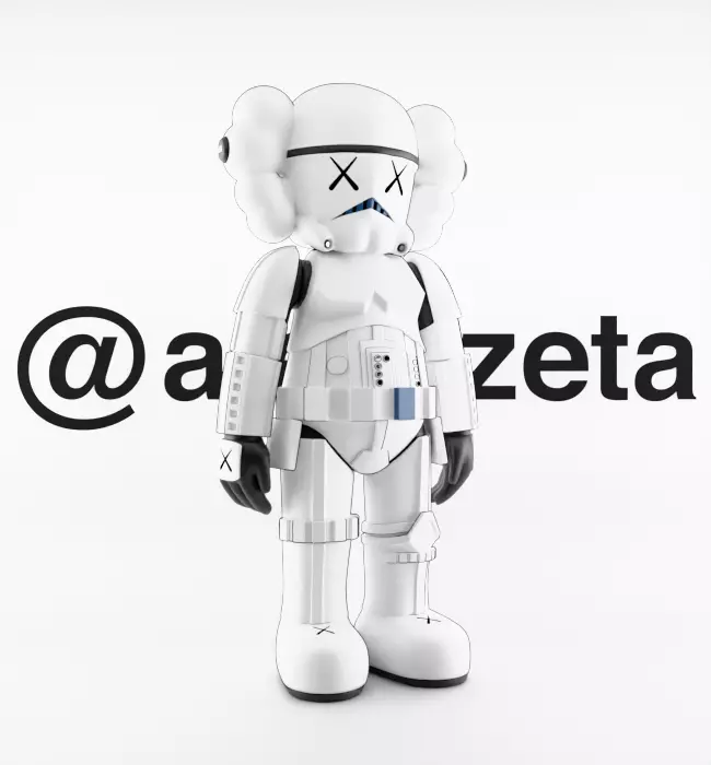 Kaws Mandalorian x Stormtrooper x Darth Vader for Print 3D print model_13