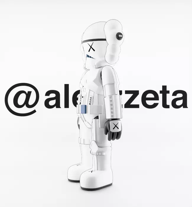 Kaws Mandalorian x Stormtrooper x Darth Vader for Print 3D print model_4