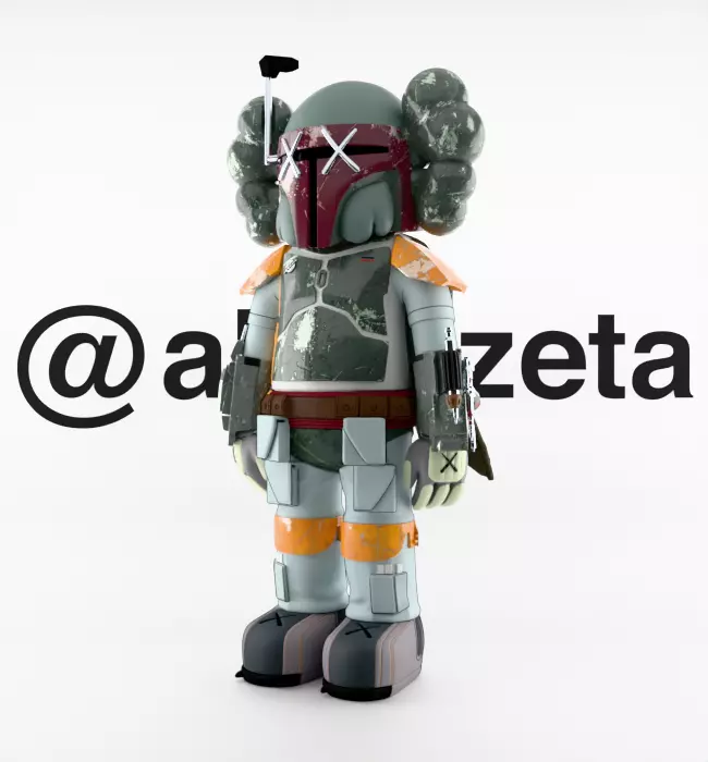 Kaws Mandalorian x Stormtrooper x Darth Vader for Print 3D print model_27