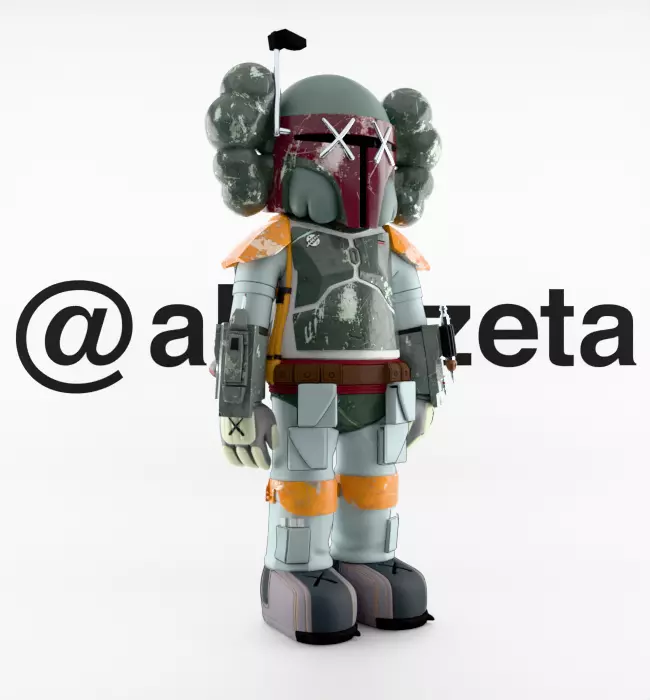 Kaws Mandalorian x Stormtrooper x Darth Vader for Print 3D print model_37