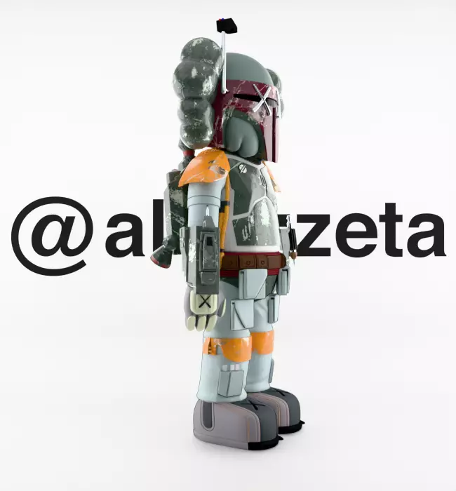 Kaws Mandalorian x Stormtrooper x Darth Vader for Print 3D print model_36