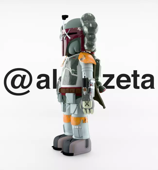 Kaws Mandalorian x Stormtrooper x Darth Vader for Print 3D print model_28