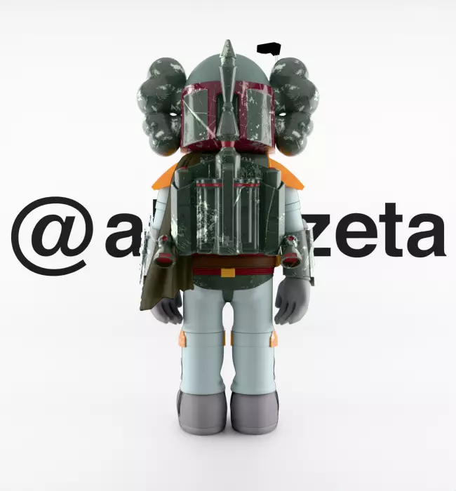 Kaws Mandalorian x Stormtrooper x Darth Vader for Print 3D print model_32