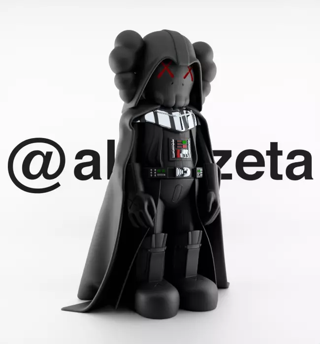 Kaws Mandalorian x Stormtrooper x Darth Vader for Print 3D print model_25