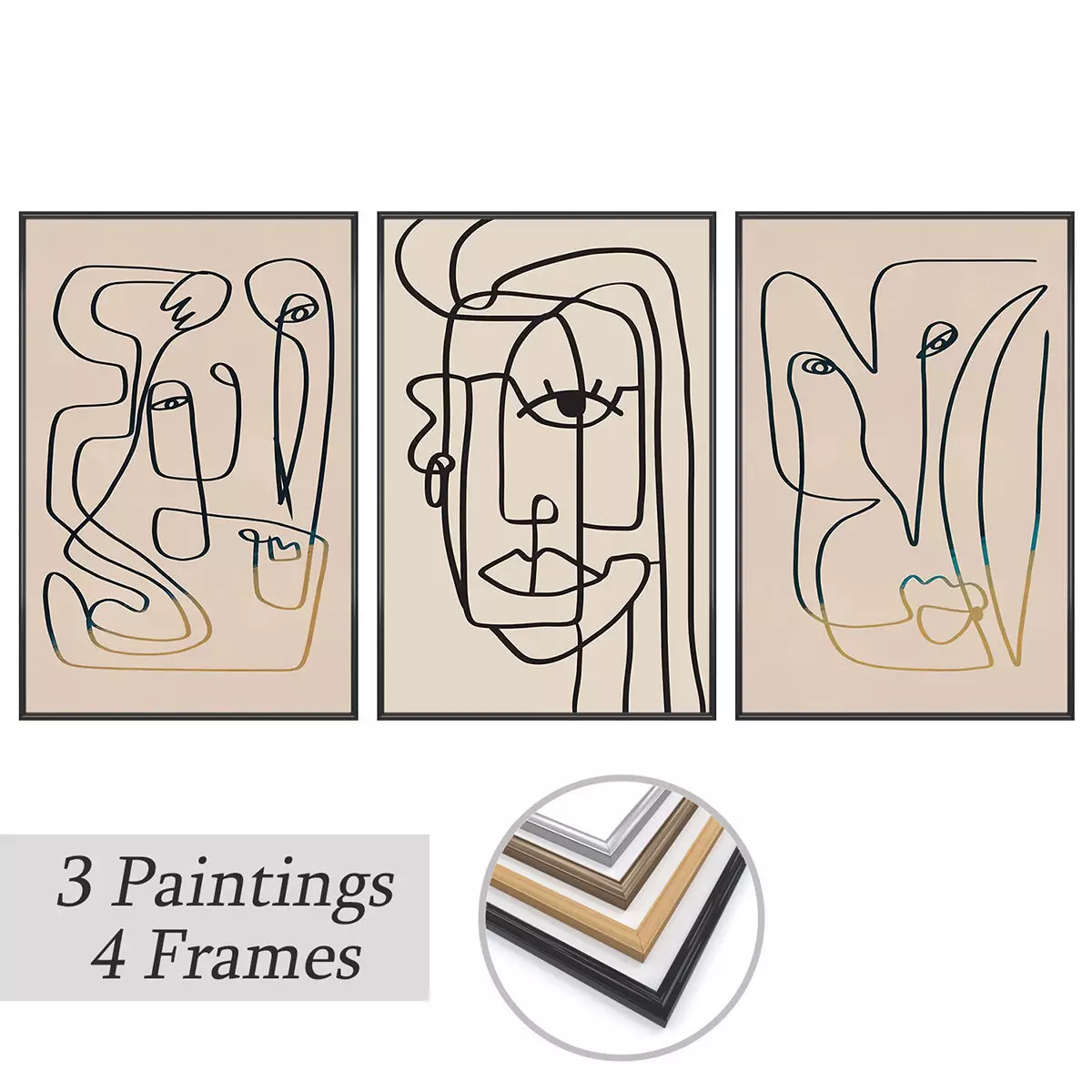 Wall Art Set 3668 3D model_0