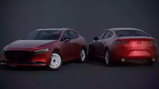 Mazda 3 Sedan  3D print model