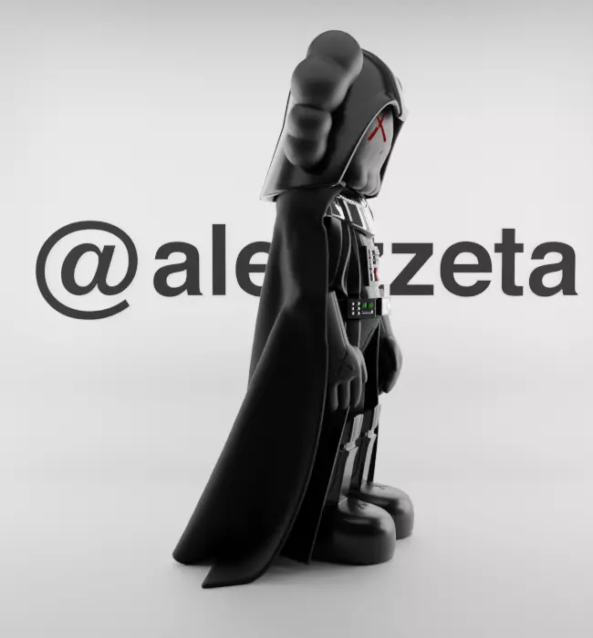 Kaws Darth Vader for Print 3D model 3D printable | CGTrader