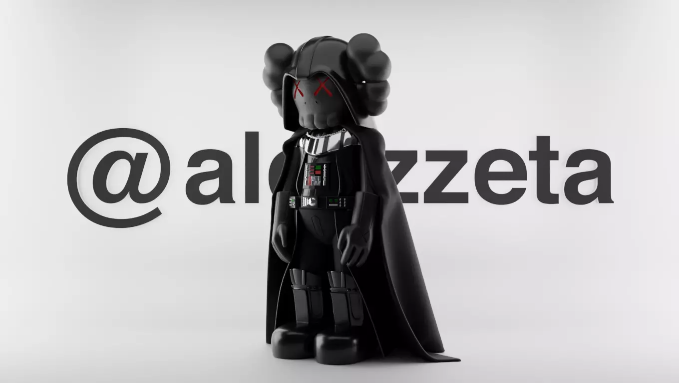 Kaws Darth Vader for Print 3D model 3D printable | CGTrader