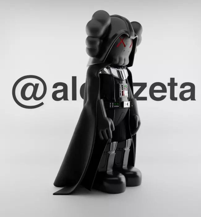 Kaws Darth Vader for Print 3D model 3D printable | CGTrader