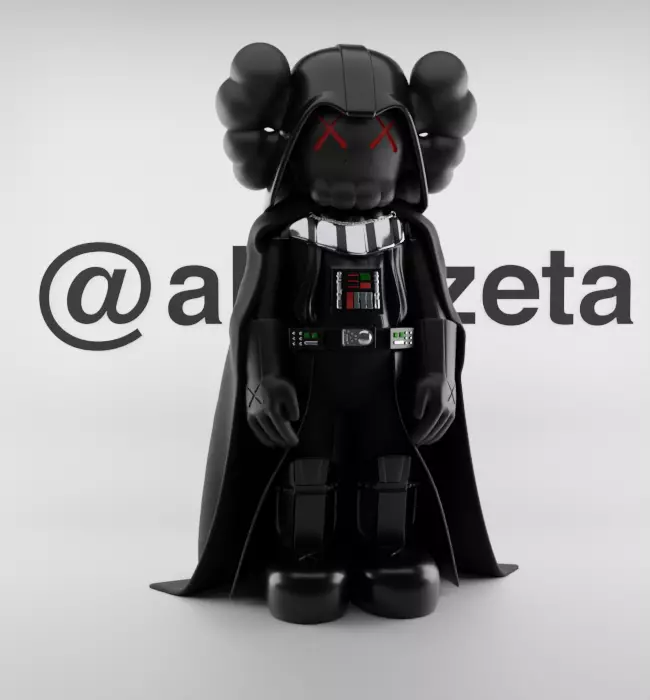 Kaws Darth Vader for Print 3D model 3D printable | CGTrader