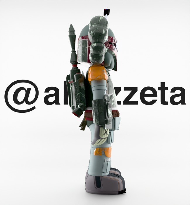 Kaws Mandalorian for Print 3D print model_29