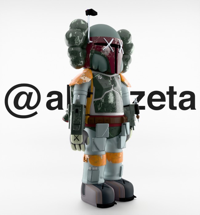 Kaws Mandalorian for Print 3D print model_34