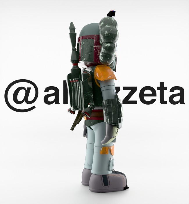 Kaws Mandalorian for Print 3D print model_27