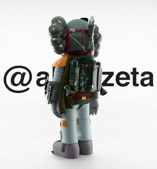Kaws Mandalorian for Print 3D print model_16
