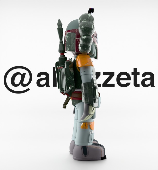 Kaws Mandalorian for Print 3D print model_28