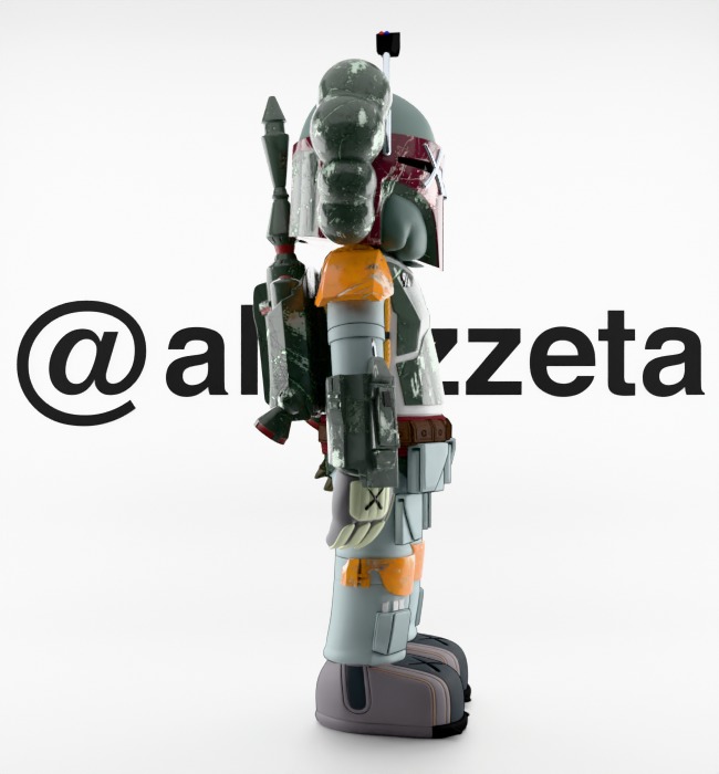 Kaws Mandalorian for Print 3D print model_30